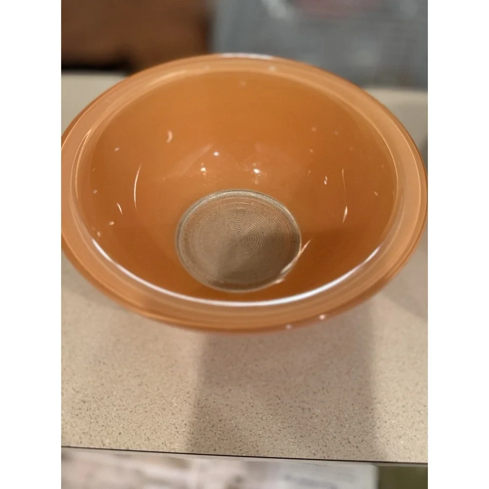 Vintage Pyrex Autumn Nesting Bowls Set of Three Made in the USA Rainbow Mixing